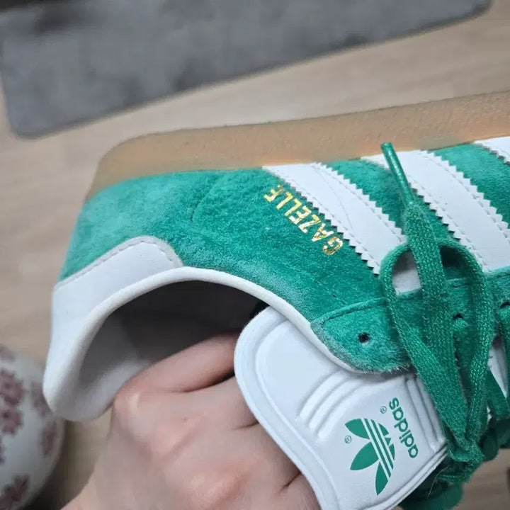 [BUNJANG] Adidas Gazelle Green Suede Sneakers US 7 / 아디다스 가젤 그린 스웨이드 운동화 250