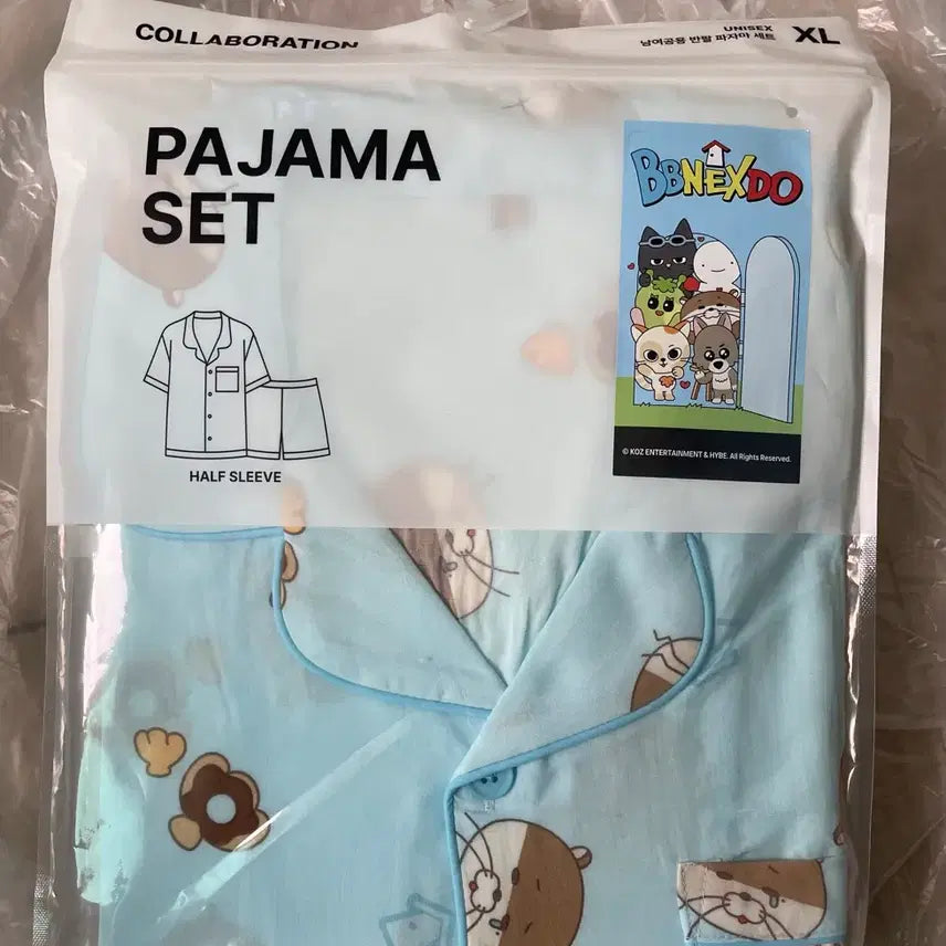 [BUNJANG] BoyNextDoor SPao Darling Summer Pajama Set XL / 미개봉)쁘넥도 스파오 달링 여름 잠옷 파자마 세트 XL리우 반팔 반바지