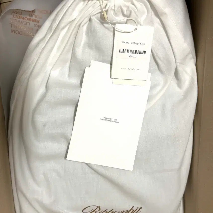 [BUNJANG] Ribbon Light Marrow Bag Mini Black / 리본빛 말로우 백 미니 블랙