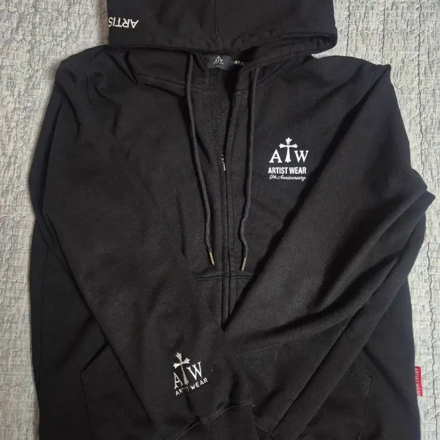 [BUNJANG] Artistwear Logo Hoodie Zip-up / 아티스트웨어 후드집업