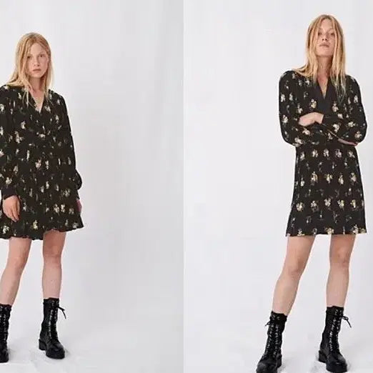 [BUNJANG] Maje Pleated Dress / 여) 마쥬 플리츠 원피스