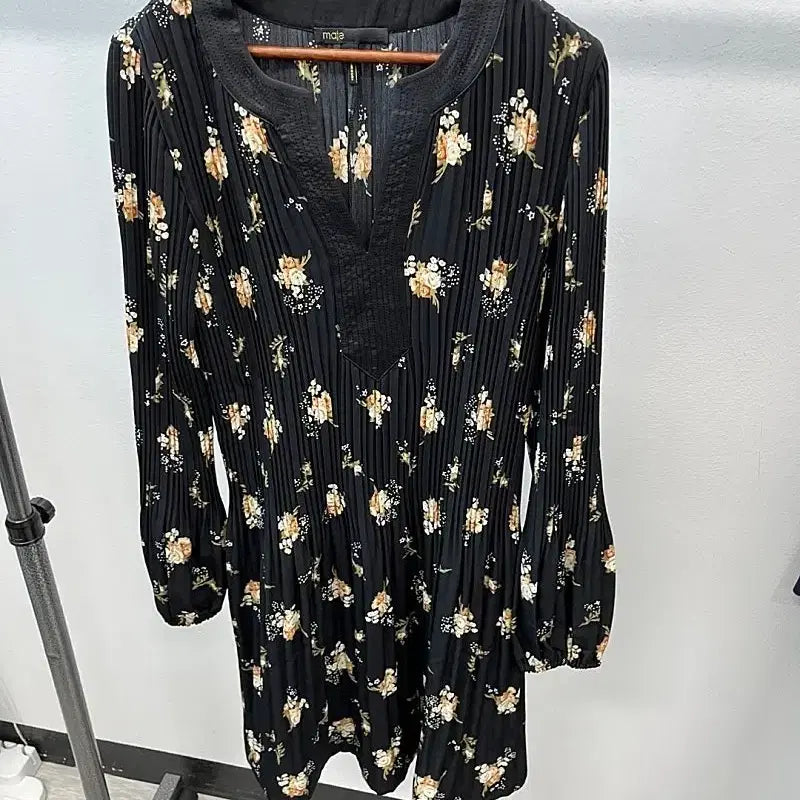 [BUNJANG] Maje Pleated Dress / 여) 마쥬 플리츠 원피스