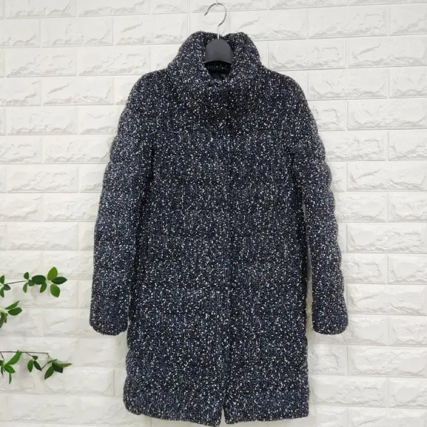 [BUNJANG] Erno Tweed Long Padded Coat IT40 / (IT40)에르노 트위드 롱 패딩