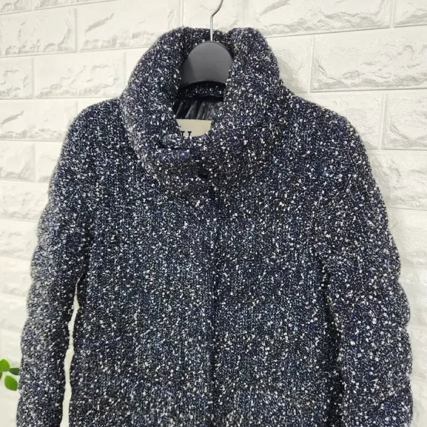 [BUNJANG] Erno Tweed Long Padded Coat IT40 / (IT40)에르노 트위드 롱 패딩