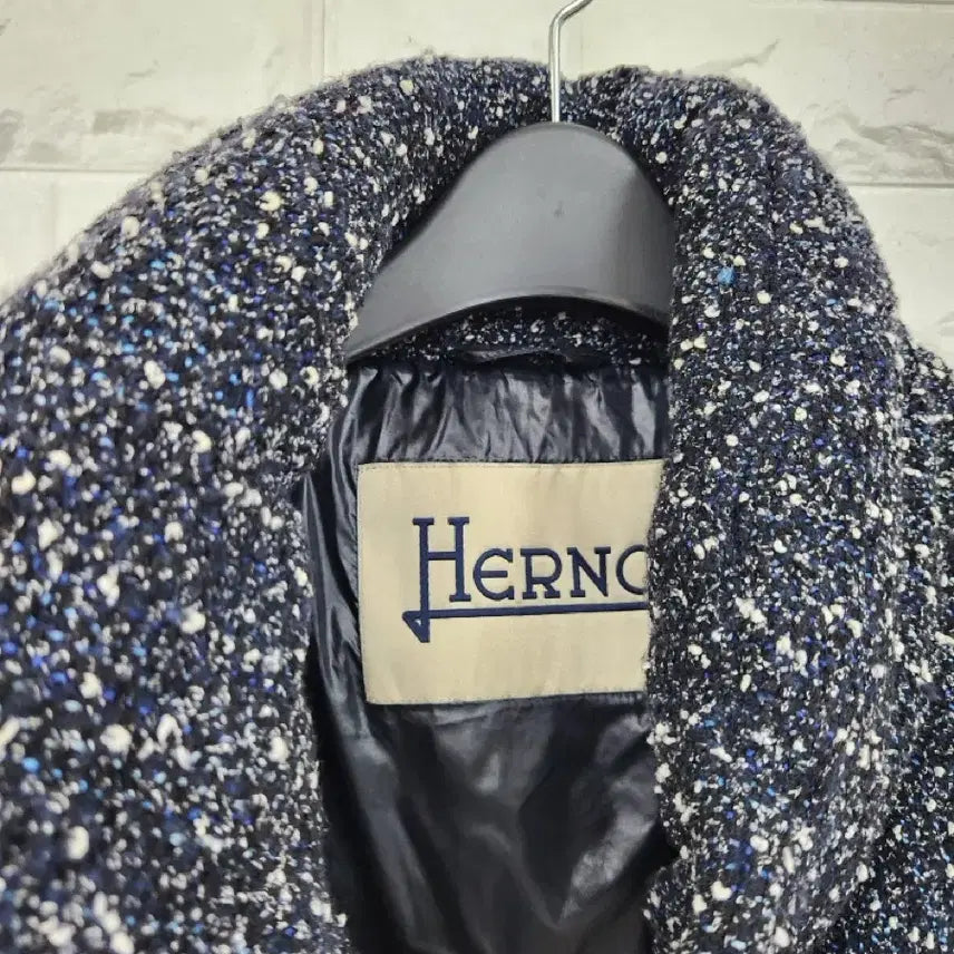 [BUNJANG] Erno Tweed Long Padded Coat IT40 / (IT40)에르노 트위드 롱 패딩