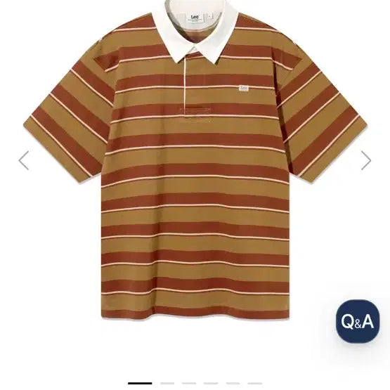 [BUNJANG] Lee Rugby T-Shirt Brown XL / [새상품] Lee 럭비 반팔 티셔츠 브라운 XL