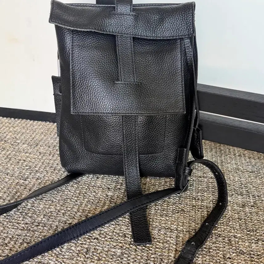 [BUNJANG] Sarapachini Real Leather Flap Bag / 사라파치니 리얼 레더 플랩백