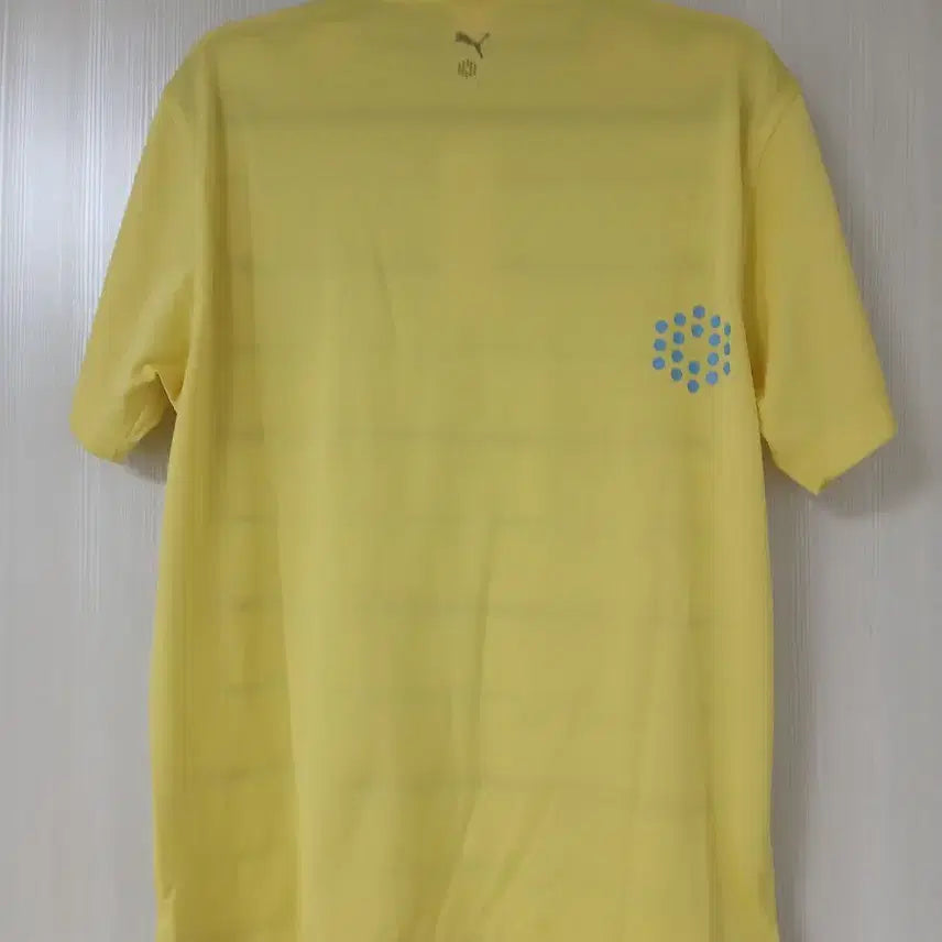 [BUNJANG] Puma Yellow Stripe Short Sleeve Polo T-Shirt / 푸마 옐로우 스트라이프 반팔 카라티