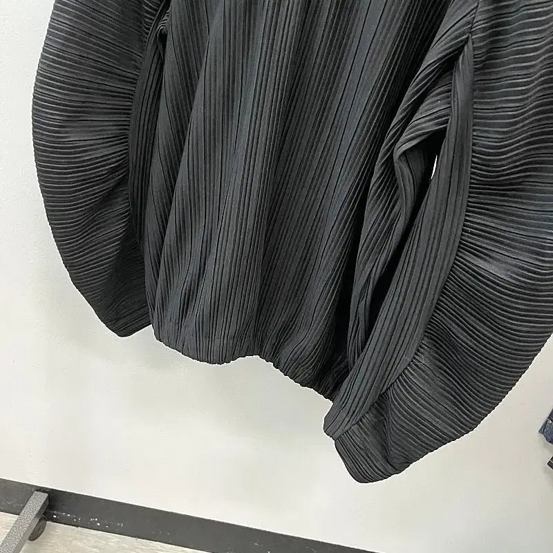 [BUNJANG] Kims Apparel Pleats Oversized Hoodie / 여) 킴스어패럴 플리츠 오버 후드