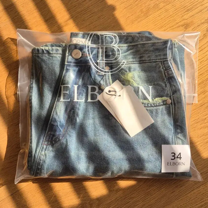 [BUNJANG] Elborn 26SS Corine Distressed Denim Standard Length 34 / 엘보른 elborn 26ss 코린데님 34스탠다드 새상품