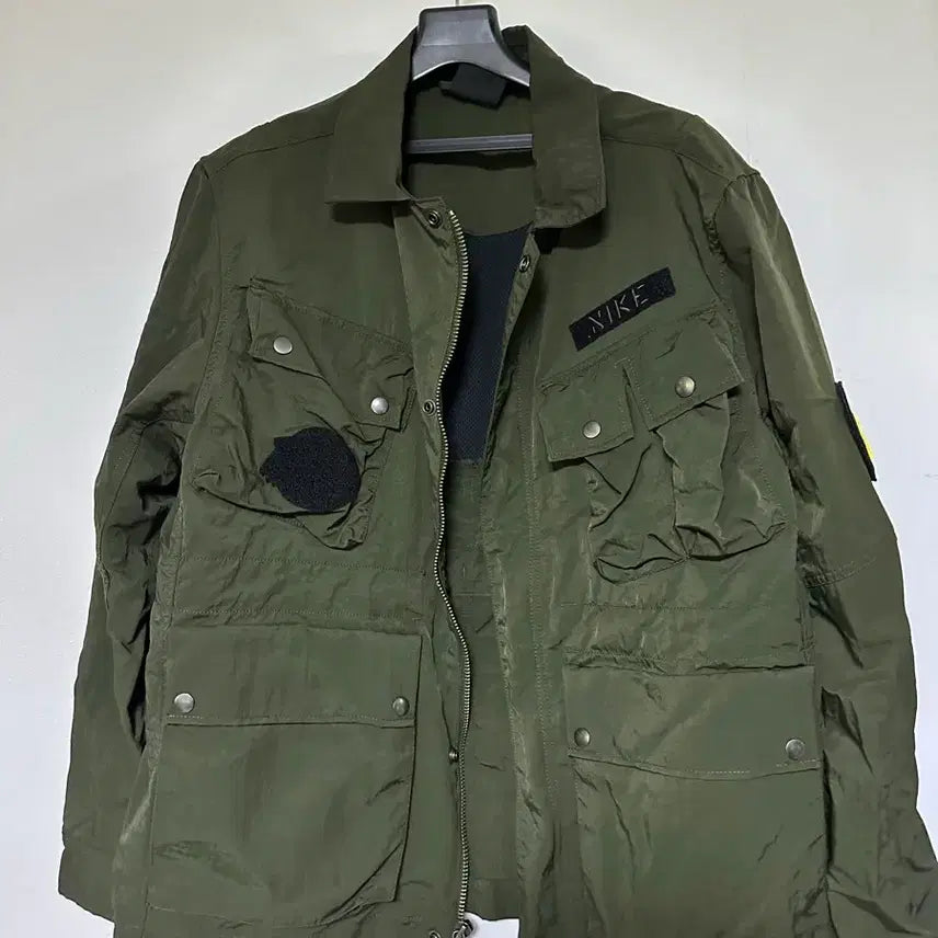 [BUNJANG] Nike Khaki Military Jacket / 나이키 카키 밀리터리 자켓