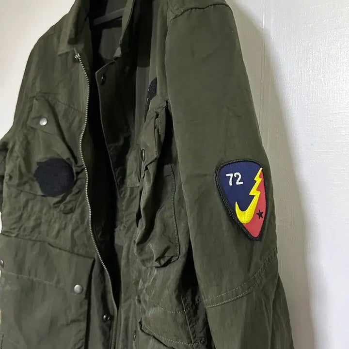 [BUNJANG] Nike Khaki Military Jacket / 나이키 카키 밀리터리 자켓