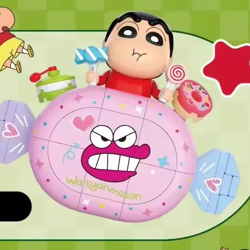 [BUNJANG] Crayon Shin-chan Building Blocks / 짱구 레고 블록