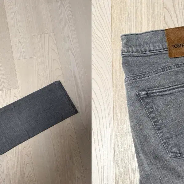 [BUNJANG] Tom Ford Grey Wash Straight Fit Denim Jeans (Size 34) / 톰포드 Tom Ford 그레이 워싱 데님 스트레이트 핏 청바지 (34)
