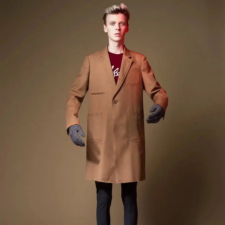 [BUNJANG] Undercover AW15 NO (B)ORDERS Wool Chester Coat / [2] AW15 UNDERCOVER NO (B)ORDERS Coat