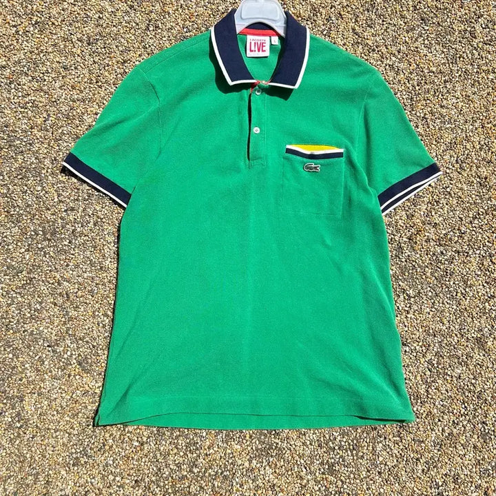 [BUNJANG] Lacoste Green Polo Shirt / 라코스테 그린 카라티