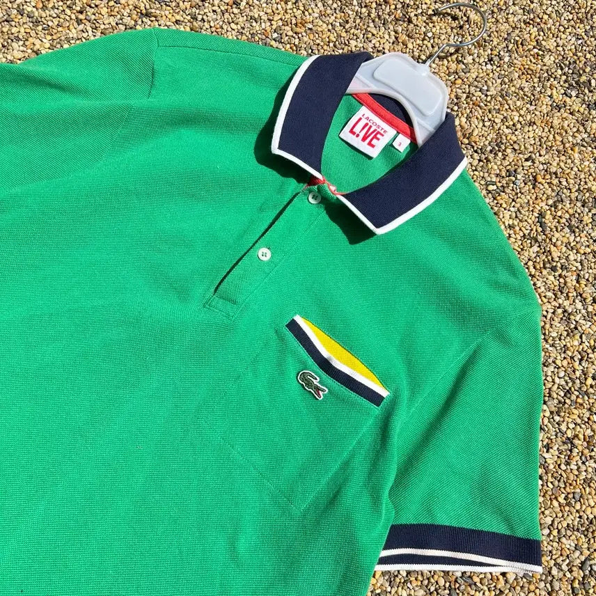[BUNJANG] Lacoste Green Polo Shirt / 라코스테 그린 카라티