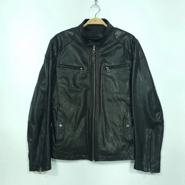 [BUNJANG] KC Series Lambskin Rider Leather Jacket / 시리즈 램스킨 라이더 가죽자켓 KC