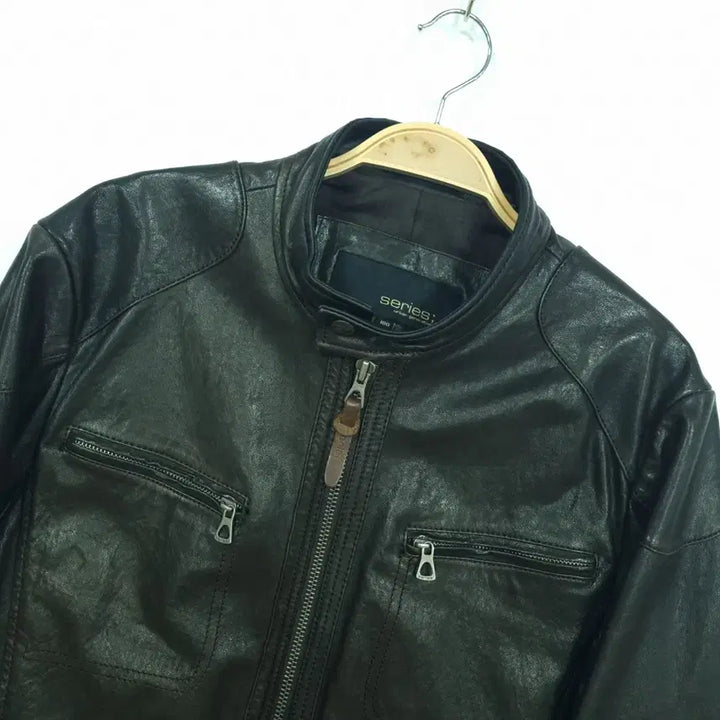 [BUNJANG] KC Series Lambskin Rider Leather Jacket / 시리즈 램스킨 라이더 가죽자켓 KC