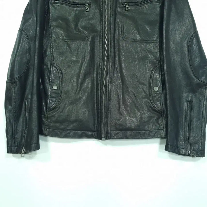[BUNJANG] KC Series Lambskin Rider Leather Jacket / 시리즈 램스킨 라이더 가죽자켓 KC