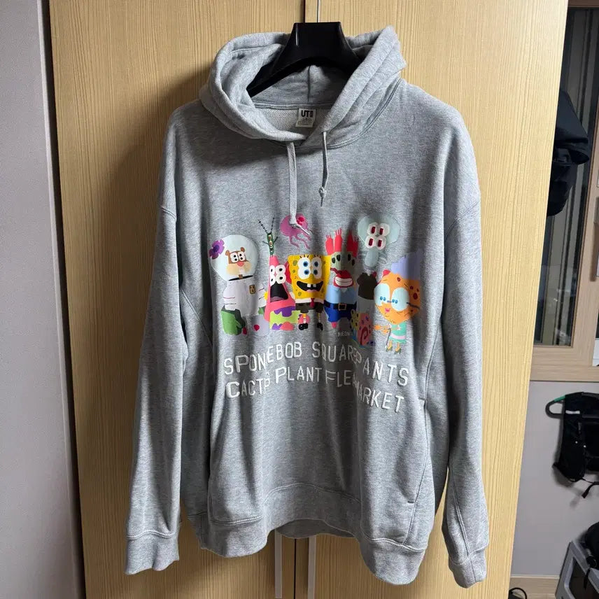 [BUNJANG] Uniqlo SpongeBob Hoodie XL / [XL] 유니클로 스폰지밥 후드티