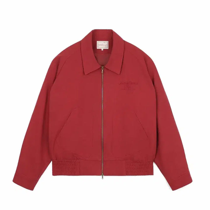 [BUNJANG] Pealp Deep Red Blouson Jacket / [새상품] Pealp 딥 레드 블루종 자켓