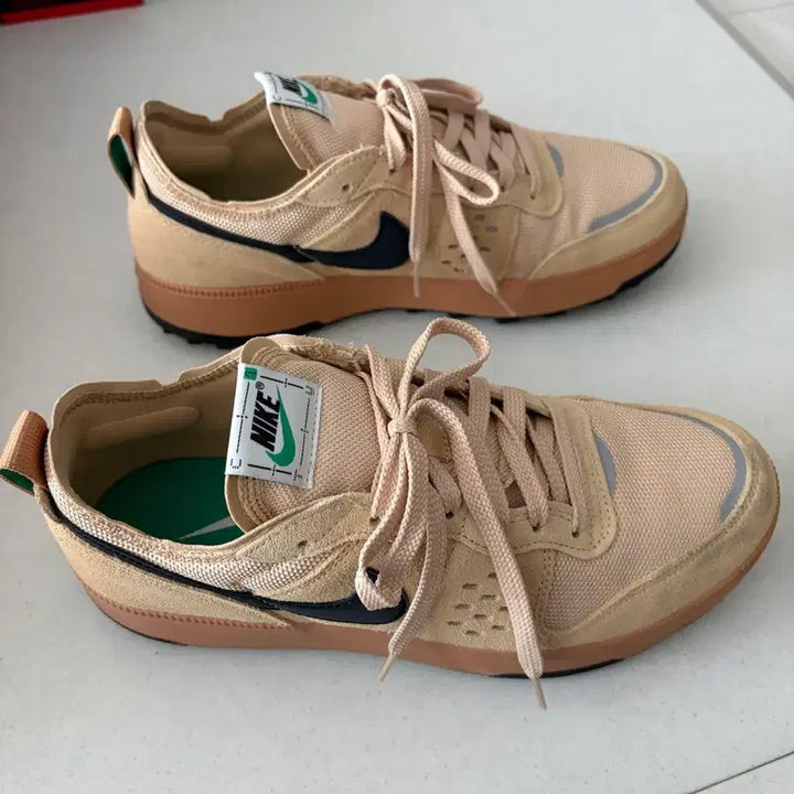 [BUNJANG] Nike Beige Suede Sneakers 270 / 나이키 베이지 스웨이드 운동화 270