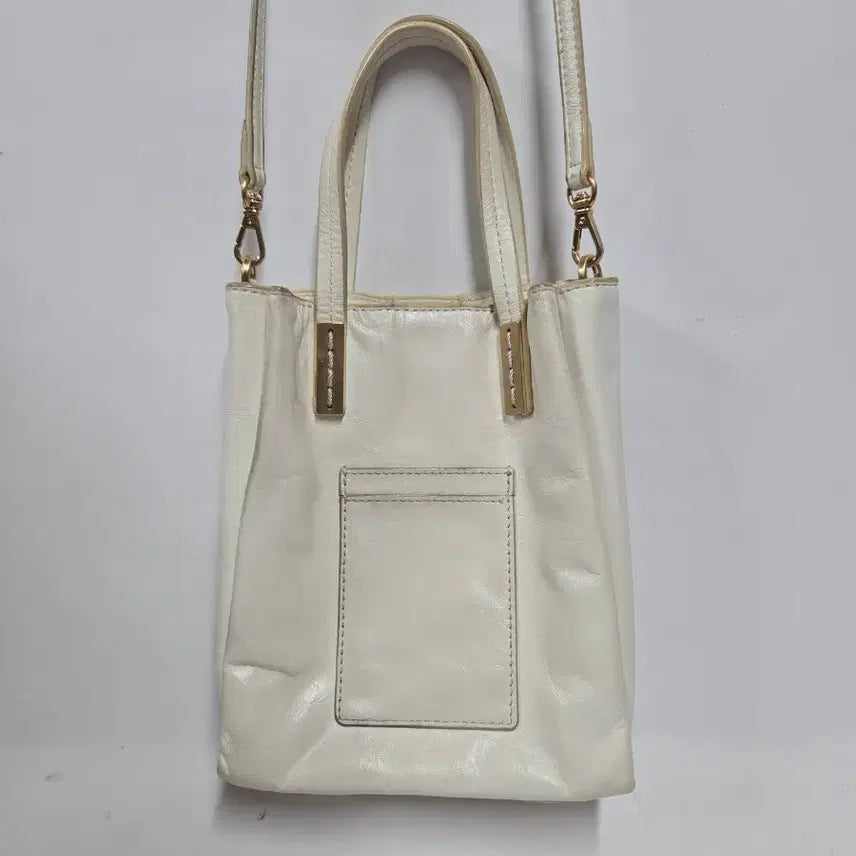 [BUNJANG] Joy Gryson White Mini Tote Bag Shoulder Bag / 조이그라이슨 화이트 미니 토트백 겸 숄더백