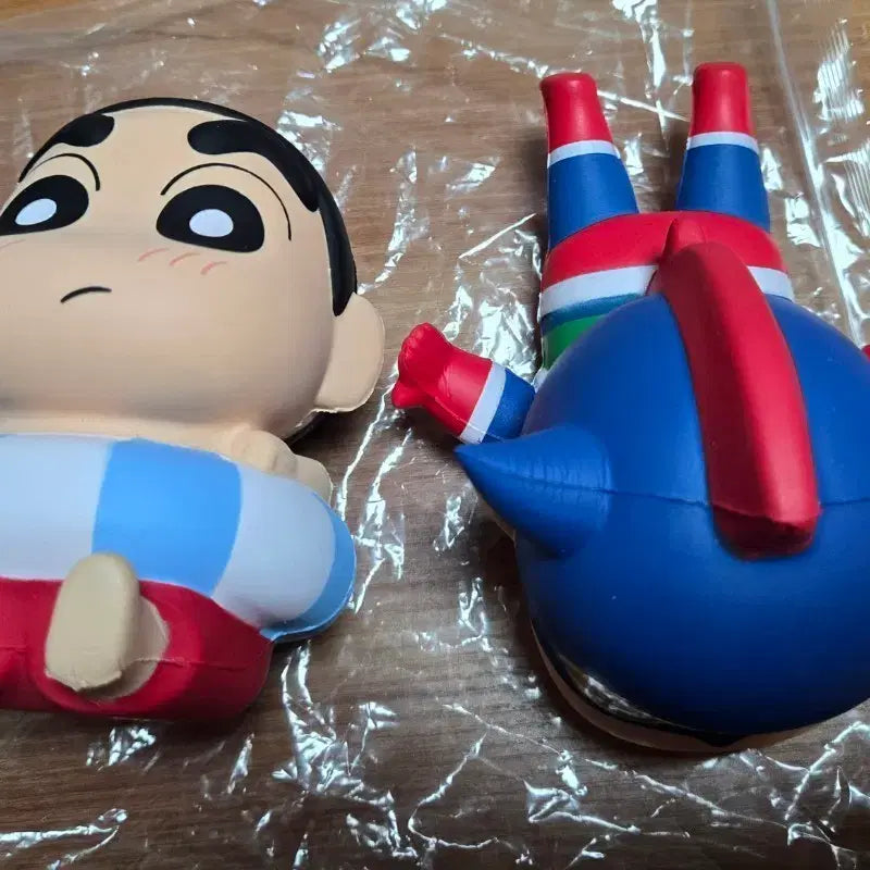 [BUNJANG] Crayon Shin-chan Action Masked Boy Malangi Plush Set / 짱구 액션가면 말랑이 인형 2종