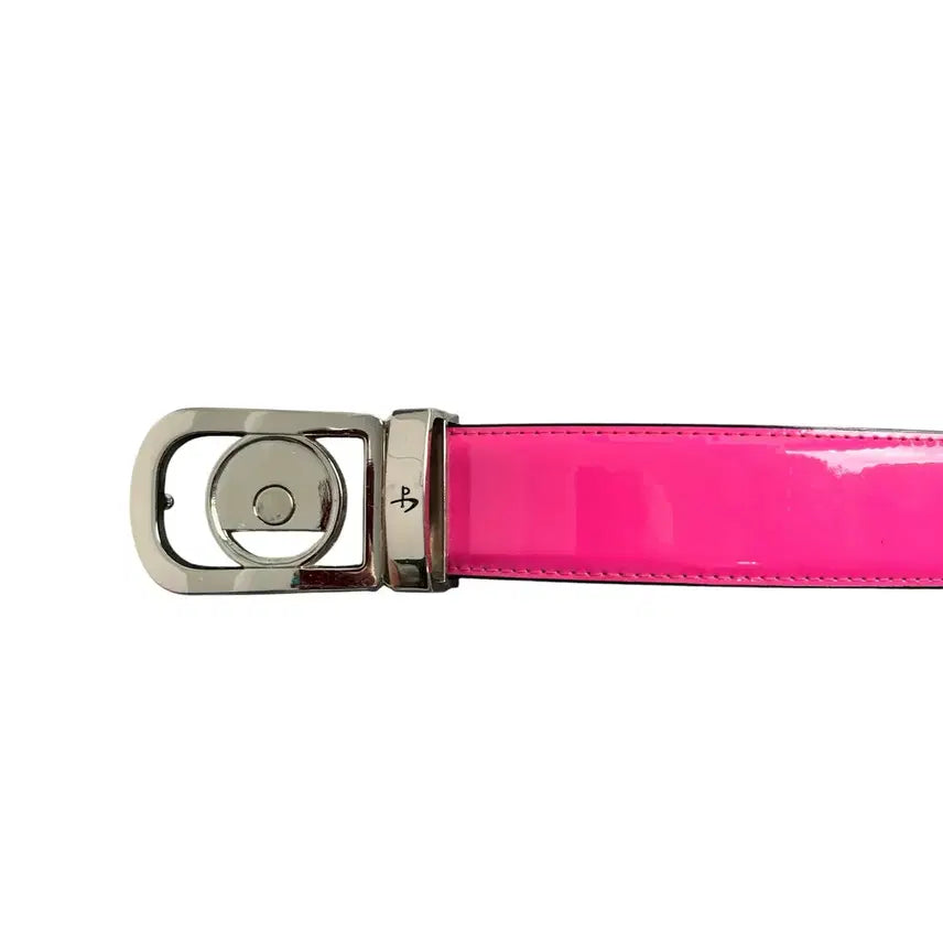 [BUNJANG] Vintage Enamel Belt - Pink / Vtg 에나멜 벨트 핑크
