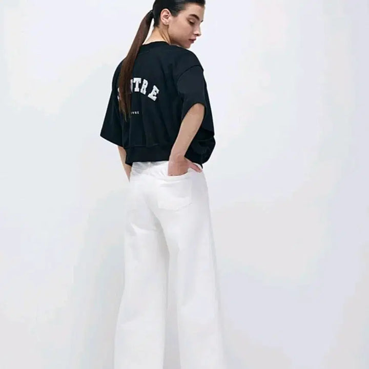 [BUNJANG] System 2022 Embroidered Cropped Jumper / 2022.시스템)자수 봉제라인 크롭점퍼
