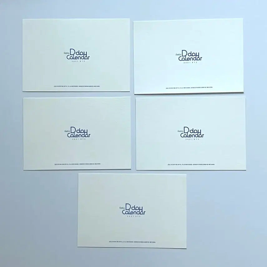 [BUNJANG] BTS D-Day Calendar Postcard Set / BTS 방탄소년단 디데이 캘린더 D-Day Calendar 엽서 세트