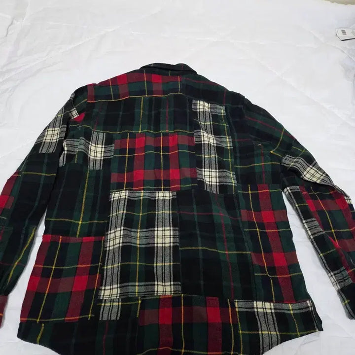 [BUNJANG] Polo Ralph Lauren Patchwork Flannel Shirt XL / 폴로 랄프로렌 패치워크 플란넬 셔츠