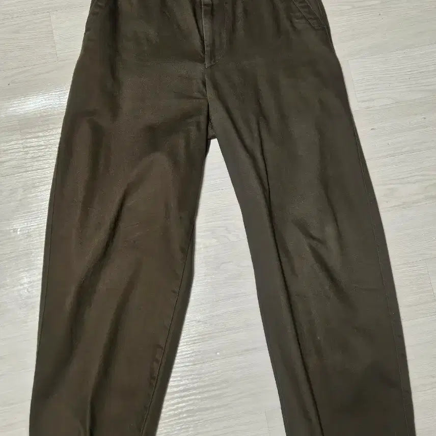 [BUNJANG] Uniqlo Wide Fit Chino Pants Brown Size 73 / 유니클로 와이드핏 치노팬츠 브라운 73사이즈