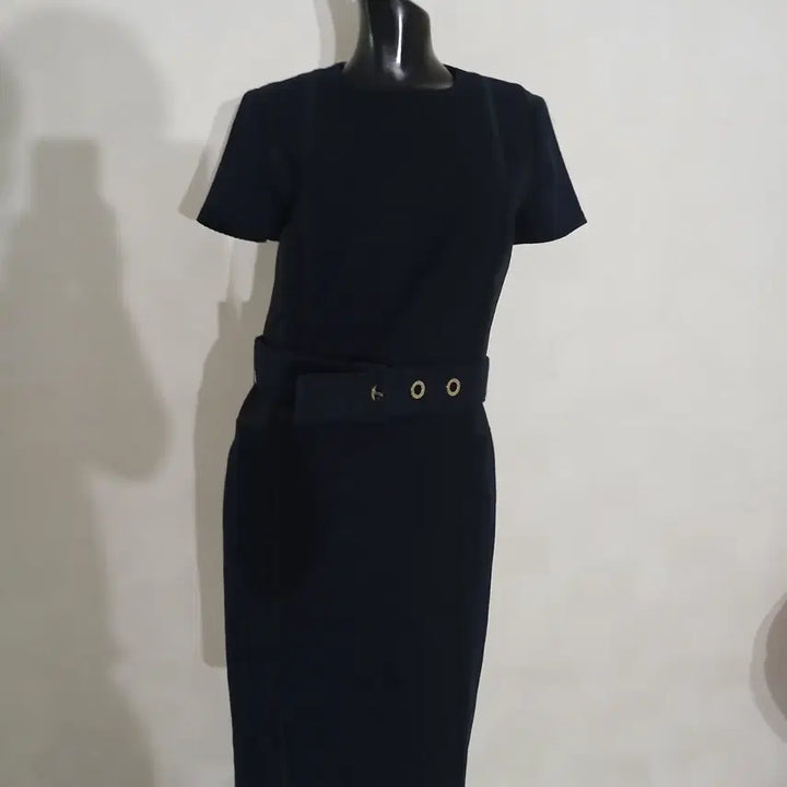 [BUNJANG] Hugo Boss Belted Dress / 휴고보스 벨티드 원피스