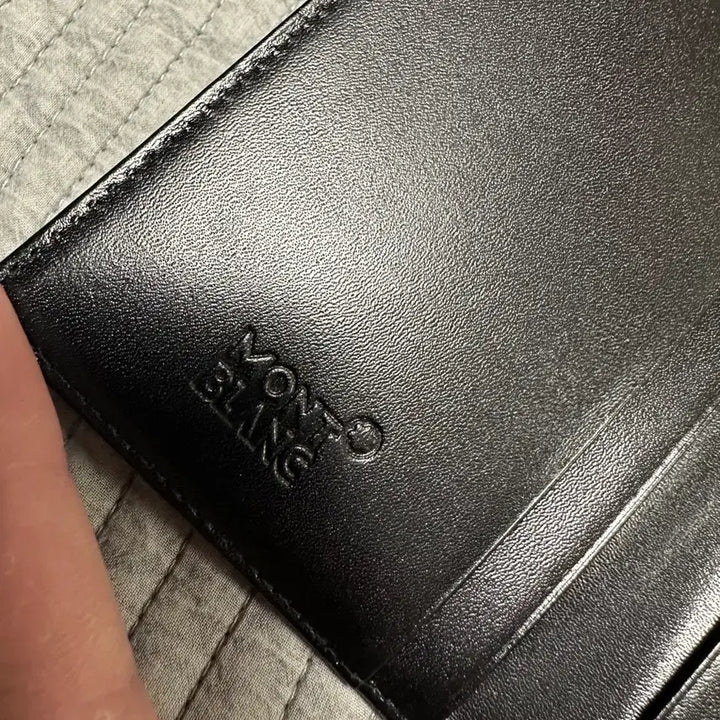[BUNJANG] Montblanc Black Leather Card Holder / 몽블랑카드홀더