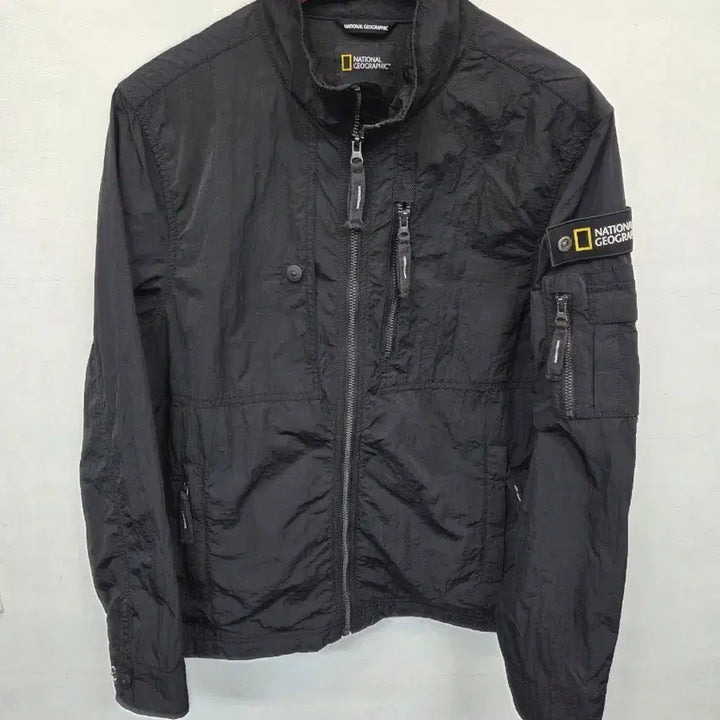 [BUNJANG] National Geographic Utility Nylon Windbreaker Jacket M / 내셔널지오그래픽 유틸리티 나일론 바람막이 자켓 m