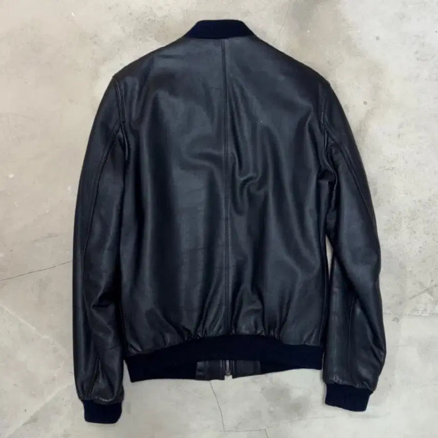 [BUNJANG] Dolce &amp; Gabbana Lambskin Plate Leather Bomber Jacket / [46] Dolce &amp; Gabbana Leather Jacket