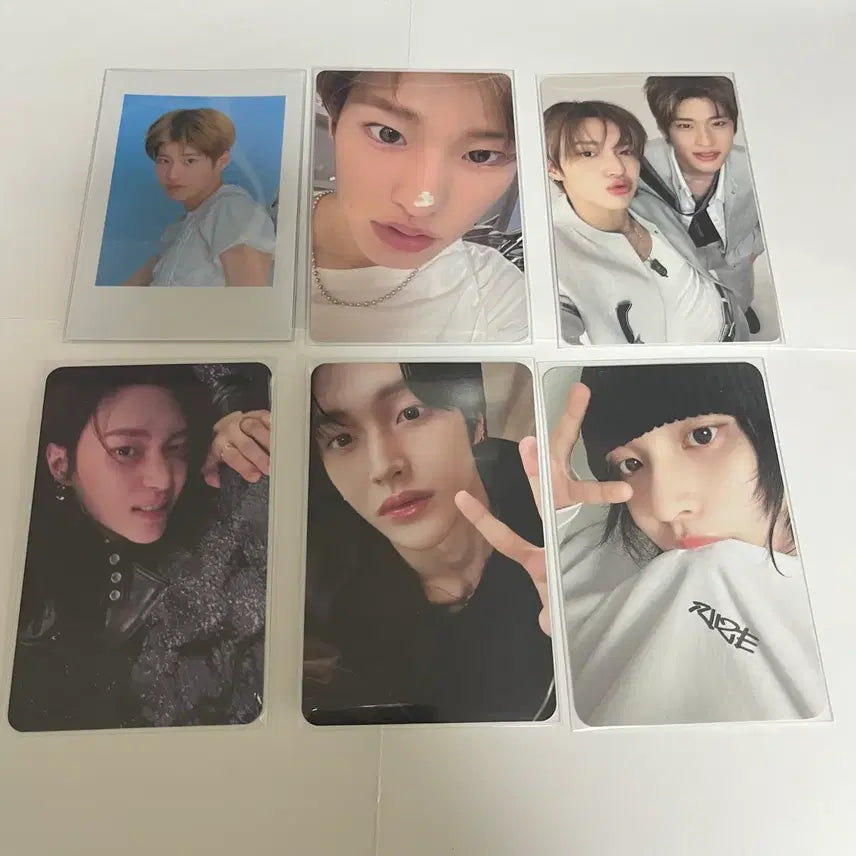 [BUNJANG] RIIZE Wonbin Sohye Photocard Bundle Set, Signature Long Sleeve Shirt / 라이즈 원빈 소희 포카 일괄 / 시그 롱슬리브 라이징라우드