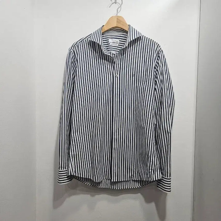 [BUNJANG] S.T. Dupont Striped Classic Shirt Size 100 / 에스티듀퐁 스트라이프 클래식 셔츠 100