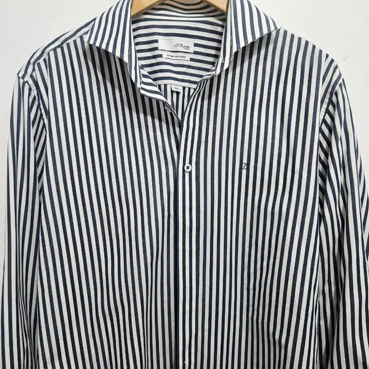 [BUNJANG] S.T. Dupont Striped Classic Shirt Size 100 / 에스티듀퐁 스트라이프 클래식 셔츠 100