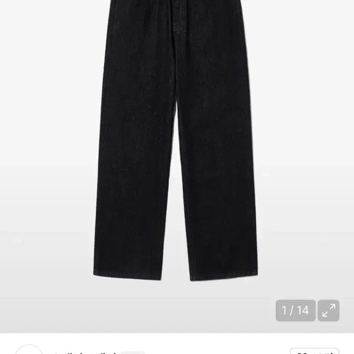 [BUNJANG] Standard Error 87-STAN187 Black Denim Pants / [새상품]스탠다드에러 87-STAN187 블랙 데님 팬츠