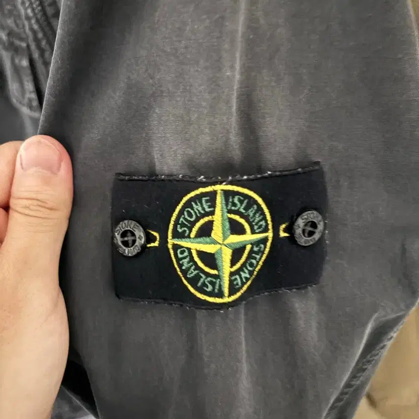 [BUNJANG] Stone Island 22FW Old Effect Overshirt Black M / 스톤아일랜드 22fw 올드이펙트 오버셔츠 블랙 m사이즈