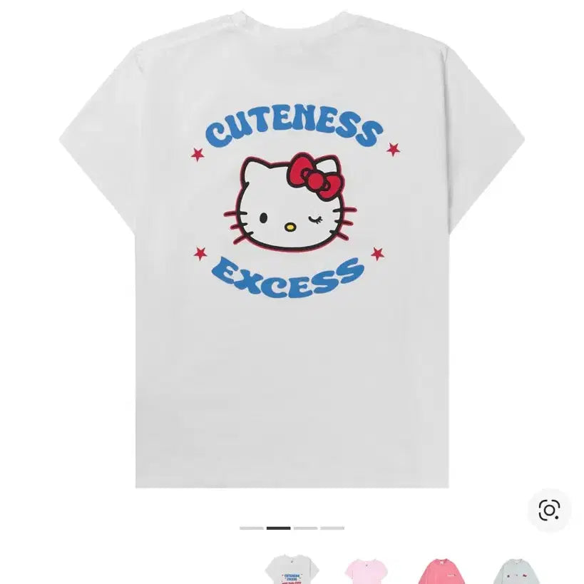 [BUNJANG] Zara x Hello Kitty Washed Effect T-Shirt White / 자라 키티 반팔