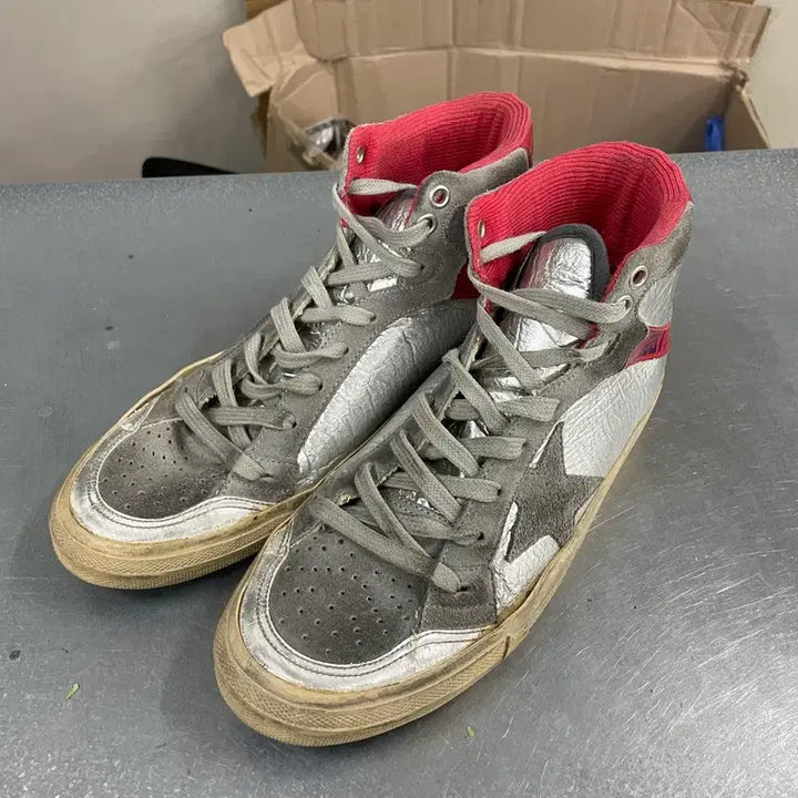 [BUNJANG] Golden Goose High Top Sneakers EU38 / 골든구스 하이탑 스니커즈 Eu38