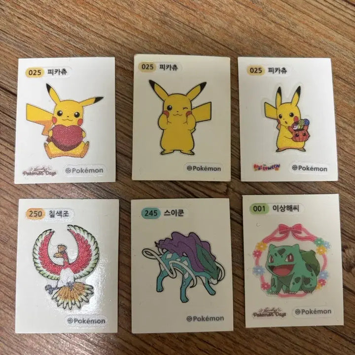 [BUNJANG] Pokemon Stick Seal Bundle Set (81 pcs) / 포켓몬 띠부띠부씰 81장 일괄