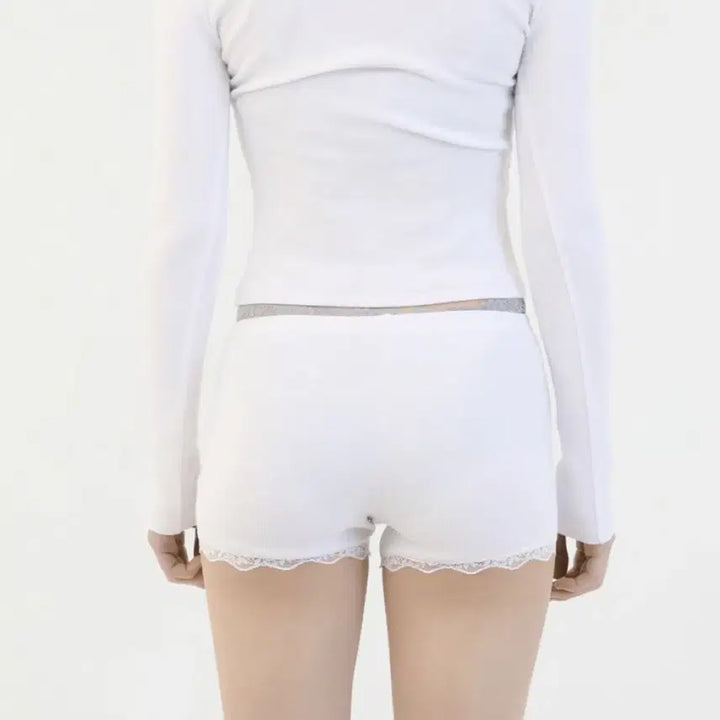 [BUNJANG] Gem Gem Paradie Lou Boy Shorts White / 젬젬파라디 루 보이쇼츠 화이트