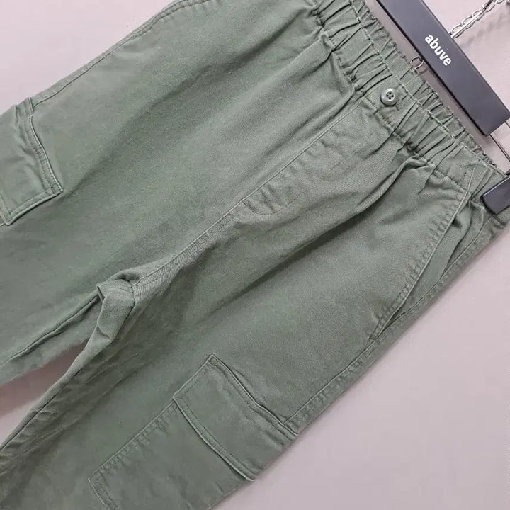 [BUNJANG] Kids Cargo Jogger Pants Khaki / 카키 카고 키드사이즈 조거팬츠