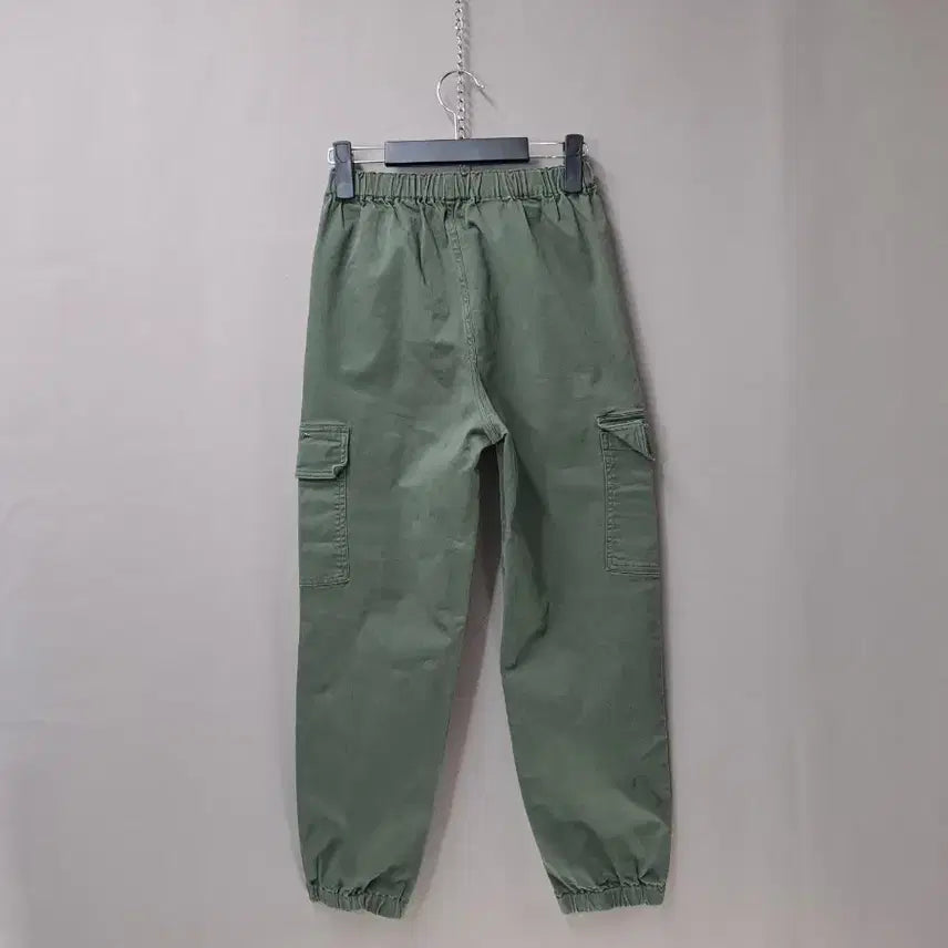 [BUNJANG] Kids Cargo Jogger Pants Khaki / 카키 카고 키드사이즈 조거팬츠