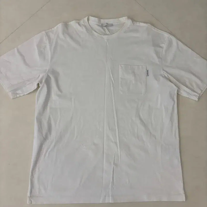 [BUNJANG] Prada Pocket Embroidery Tab T-Shirt / [정품] 프라다 포켓 자수 탭 반팔티 2XL(110)